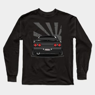 Monster Skyline GT-R R32 (Black Metallic) Long Sleeve T-Shirt